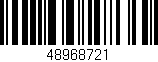 Código de barras (EAN, GTIN, SKU, ISBN): '48968721'