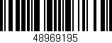 Código de barras (EAN, GTIN, SKU, ISBN): '48969195'