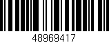 Código de barras (EAN, GTIN, SKU, ISBN): '48969417'