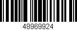 Código de barras (EAN, GTIN, SKU, ISBN): '48969924'