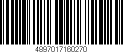 Código de barras (EAN, GTIN, SKU, ISBN): '4897017160270'