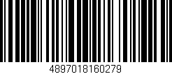 Código de barras (EAN, GTIN, SKU, ISBN): '4897018160279'