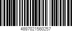 Código de barras (EAN, GTIN, SKU, ISBN): '4897021560257'