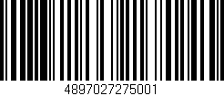 Código de barras (EAN, GTIN, SKU, ISBN): '4897027275001'