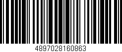 Código de barras (EAN, GTIN, SKU, ISBN): '4897028160863'