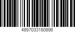 Código de barras (EAN, GTIN, SKU, ISBN): '4897033160896'