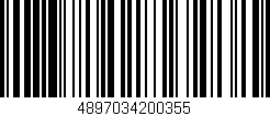 Código de barras (EAN, GTIN, SKU, ISBN): '4897034200355'
