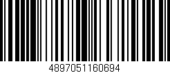 Código de barras (EAN, GTIN, SKU, ISBN): '4897051160694'