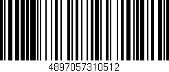 Código de barras (EAN, GTIN, SKU, ISBN): '4897057310512'