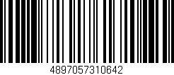 Código de barras (EAN, GTIN, SKU, ISBN): '4897057310642'