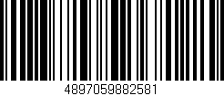Código de barras (EAN, GTIN, SKU, ISBN): '4897059882581'
