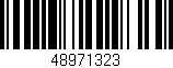 Código de barras (EAN, GTIN, SKU, ISBN): '48971323'