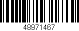 Código de barras (EAN, GTIN, SKU, ISBN): '48971467'