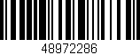 Código de barras (EAN, GTIN, SKU, ISBN): '48972286'
