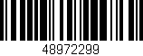 Código de barras (EAN, GTIN, SKU, ISBN): '48972299'