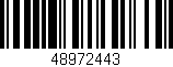 Código de barras (EAN, GTIN, SKU, ISBN): '48972443'
