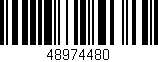 Código de barras (EAN, GTIN, SKU, ISBN): '48974480'