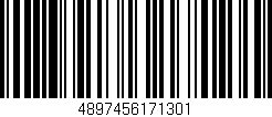Código de barras (EAN, GTIN, SKU, ISBN): '4897456171301'