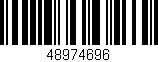 Código de barras (EAN, GTIN, SKU, ISBN): '48974696'