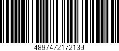 Código de barras (EAN, GTIN, SKU, ISBN): '4897472172139'