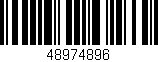 Código de barras (EAN, GTIN, SKU, ISBN): '48974896'
