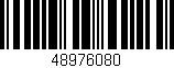 Código de barras (EAN, GTIN, SKU, ISBN): '48976080'