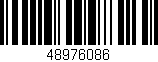 Código de barras (EAN, GTIN, SKU, ISBN): '48976086'