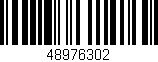 Código de barras (EAN, GTIN, SKU, ISBN): '48976302'
