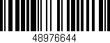 Código de barras (EAN, GTIN, SKU, ISBN): '48976644'