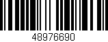 Código de barras (EAN, GTIN, SKU, ISBN): '48976690'