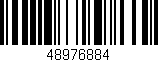 Código de barras (EAN, GTIN, SKU, ISBN): '48976884'