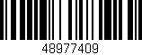 Código de barras (EAN, GTIN, SKU, ISBN): '48977409'