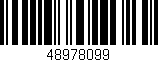 Código de barras (EAN, GTIN, SKU, ISBN): '48978099'