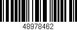 Código de barras (EAN, GTIN, SKU, ISBN): '48978462'