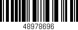 Código de barras (EAN, GTIN, SKU, ISBN): '48978696'