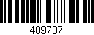 Código de barras (EAN, GTIN, SKU, ISBN): '489787'