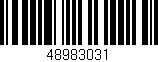 Código de barras (EAN, GTIN, SKU, ISBN): '48983031'