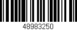 Código de barras (EAN, GTIN, SKU, ISBN): '48983250'