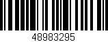 Código de barras (EAN, GTIN, SKU, ISBN): '48983295'