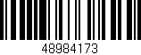 Código de barras (EAN, GTIN, SKU, ISBN): '48984173'