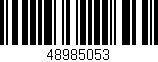 Código de barras (EAN, GTIN, SKU, ISBN): '48985053'