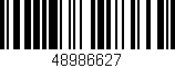 Código de barras (EAN, GTIN, SKU, ISBN): '48986627'