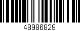 Código de barras (EAN, GTIN, SKU, ISBN): '48986829'