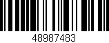 Código de barras (EAN, GTIN, SKU, ISBN): '48987483'