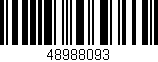 Código de barras (EAN, GTIN, SKU, ISBN): '48988093'