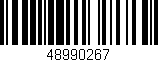 Código de barras (EAN, GTIN, SKU, ISBN): '48990267'