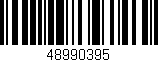 Código de barras (EAN, GTIN, SKU, ISBN): '48990395'