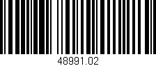 Código de barras (EAN, GTIN, SKU, ISBN): '48991.02'