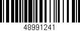 Código de barras (EAN, GTIN, SKU, ISBN): '48991241'