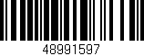 Código de barras (EAN, GTIN, SKU, ISBN): '48991597'